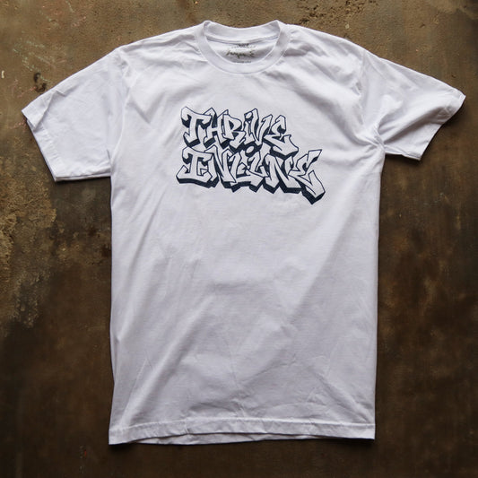 Thrive Inline T-Shirt // White & Blue